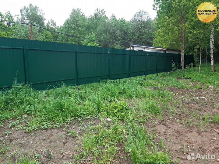 Заборы из профнастила