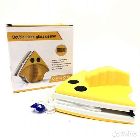 Магнитная щетка для мытья окон с двух сторон