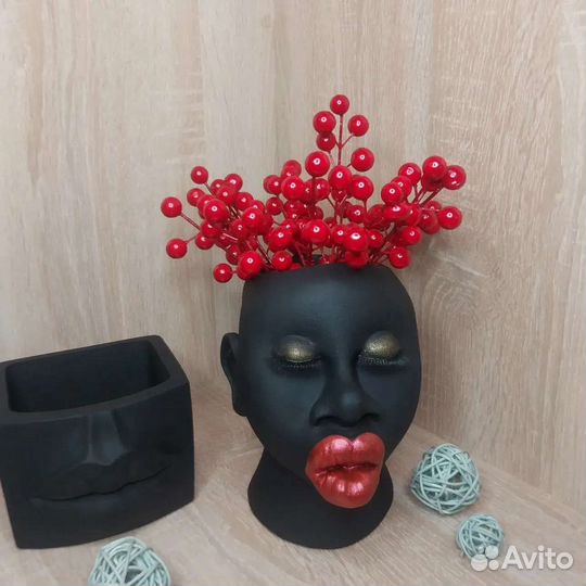 Кашпо из гипса. Гипсовое кашпо. Изделия из гипса