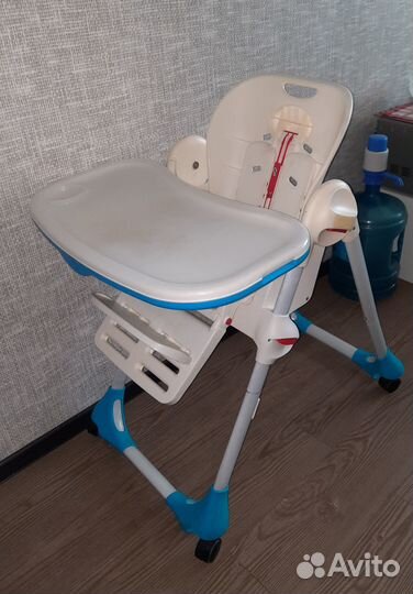Детский стульчик для кормления chicco polly