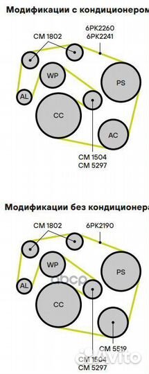 Ролик привод. ремня Mercedes E-Class (W211) (02)