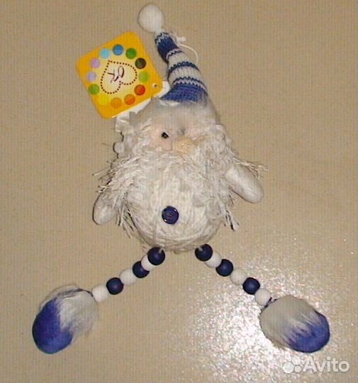 Игрушки мягкие на елку (елочные) снеговички