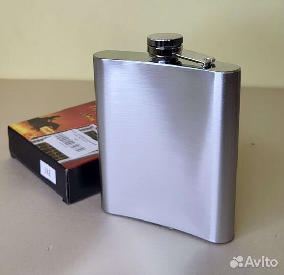 Фляжка стальная 18 унций