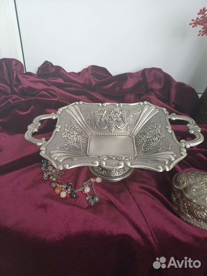 Ваза для фруктов Олово