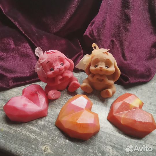 Зайки милашки мыло ручной работы