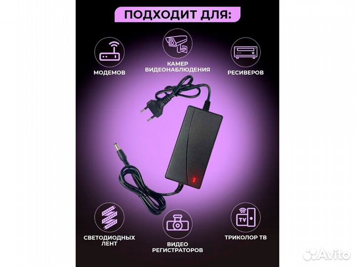 Блок питания 12V 4А