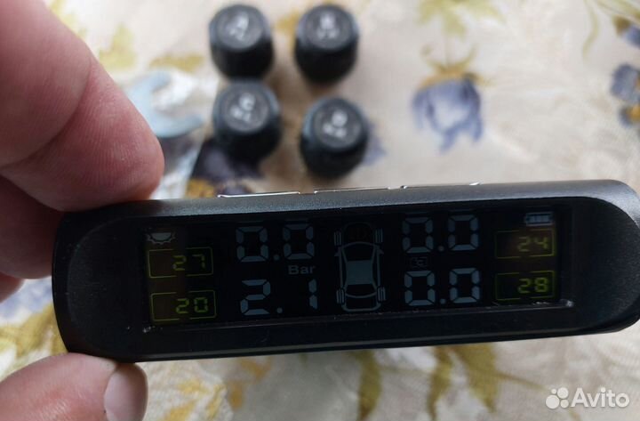 Датчики давления в колёсах