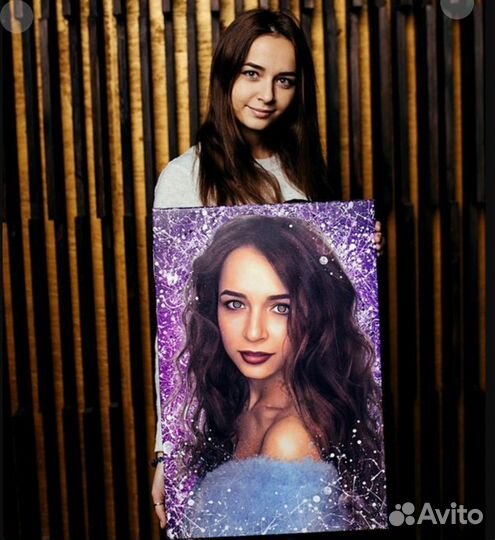 Портрет на холсте 40х60