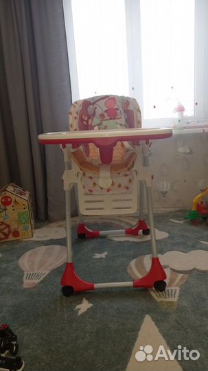 Стульчик для кормления chicco polly