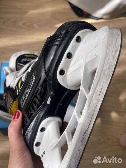 Хоккейные коньки бауэр детские