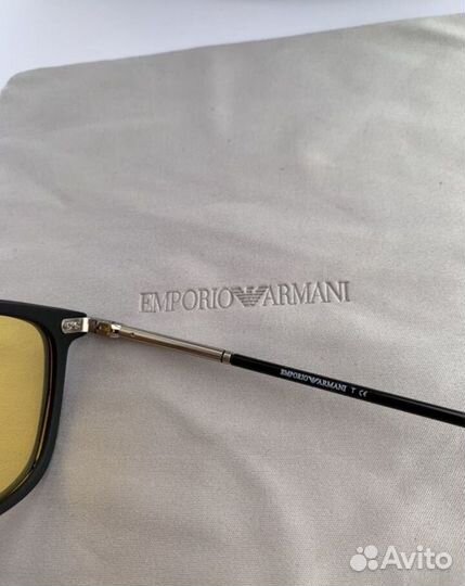 Очки emporio armani желтые поляризационные