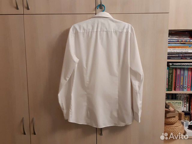 Рубашка белая 40/170,176/96 объявление продам