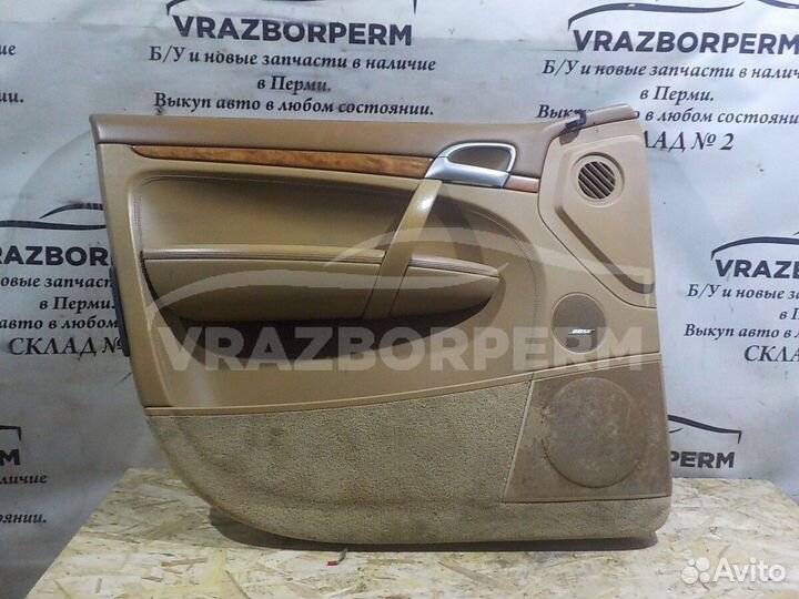 Обшивка двери передней левой (дверная карта) Porsc