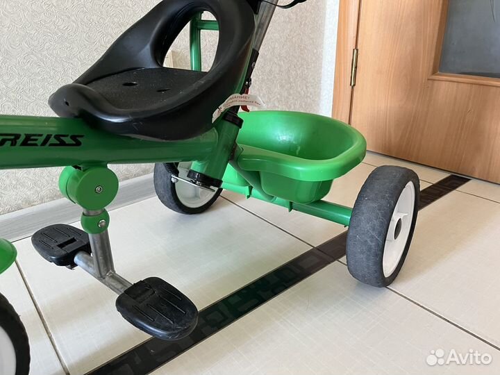 Велосипед коляска с ручкой kreiss
