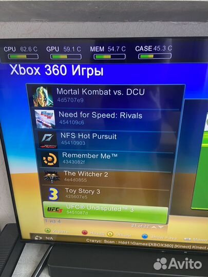 Xbox 360 slim 250GB freeboot прошитый с играми