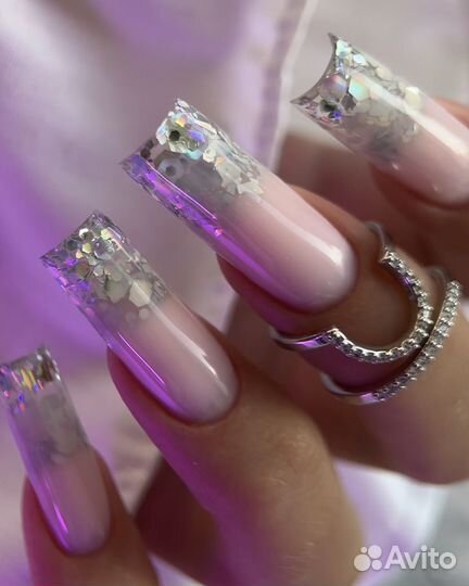 Маникюр с укреплением гелем / коррекция