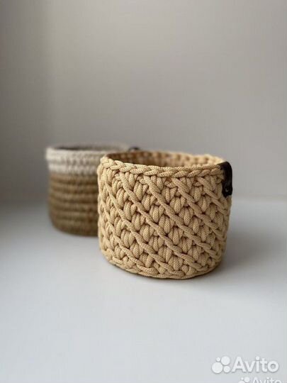 Корзина из полиэфирного шнура