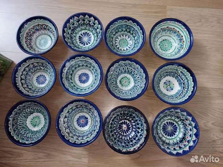 Блюдо Тарелка Узбекистан ручной работы 35см 45-55