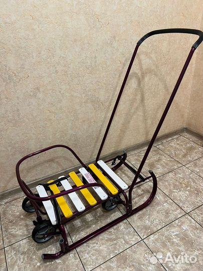 Санки с колёсами