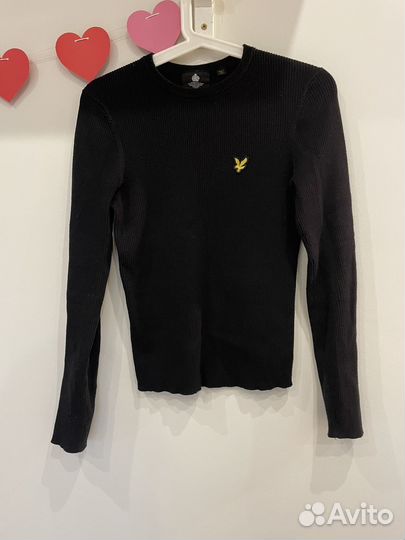 Джемпер черный Lyle&Scott