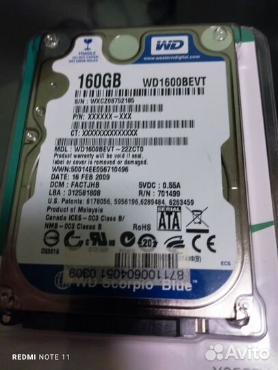 Western Digital 160gb