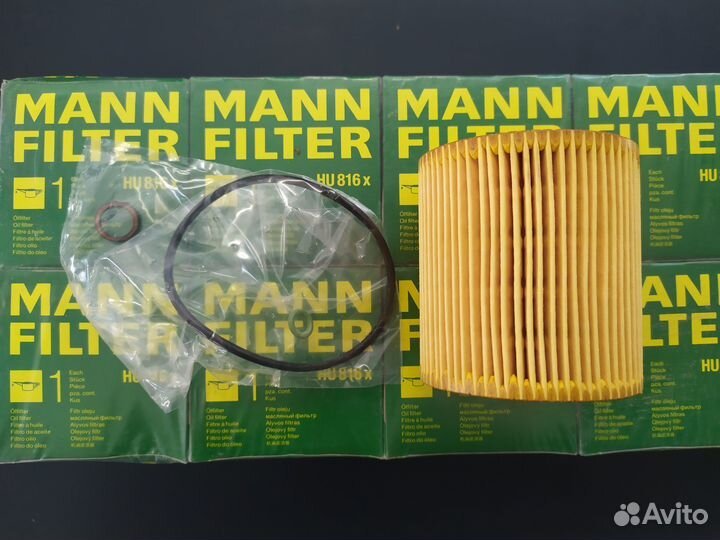 Фильтр масляный mann HU816x