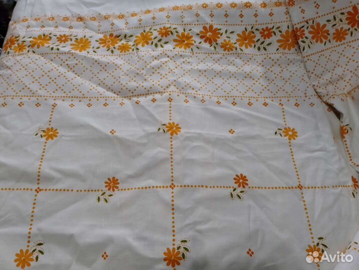 Лён на простынь, полотенца СССР