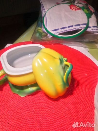 Масленка фарфор СССР