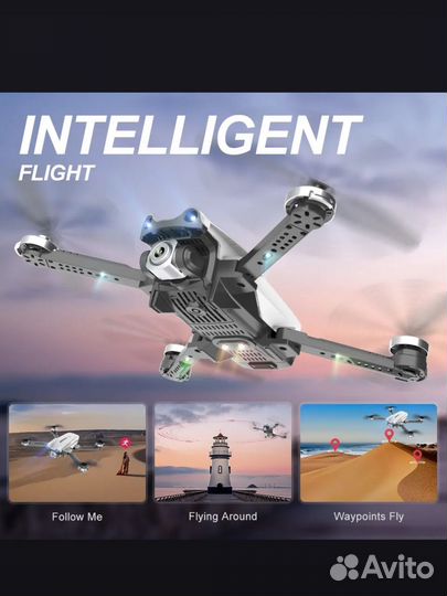 Квадрокоптер с камерой hd 4k для взрослых и детей