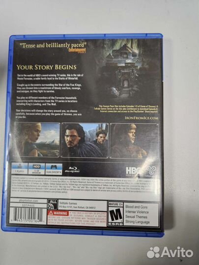 Game of thrones (игра престолов) PS4