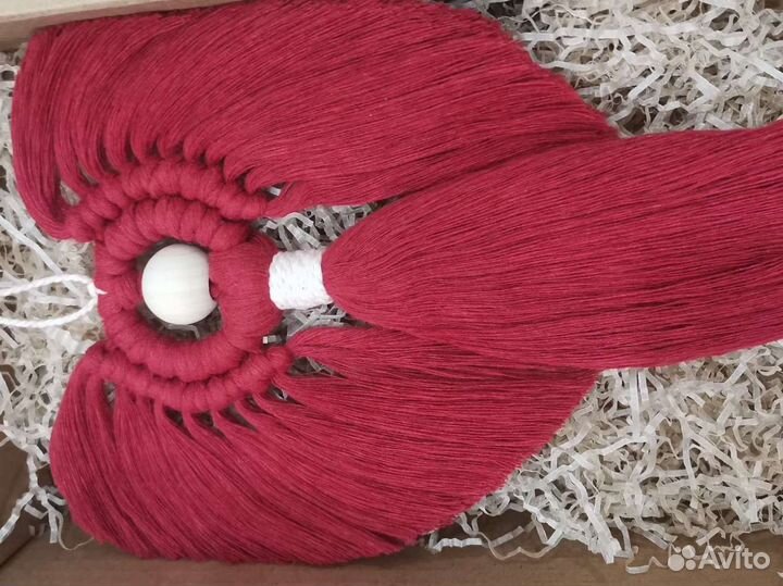 Ангел макраме, кукла макраме