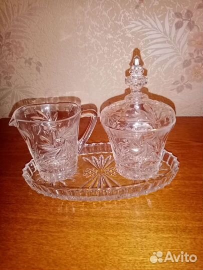 Хрустальный набор времен СССР