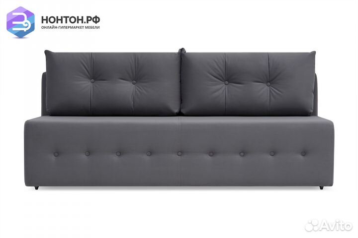 Диван еврокнижка Сити темно-серый