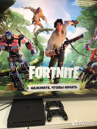 Ps4 slim1tb 2джоя/магазин Аладдин