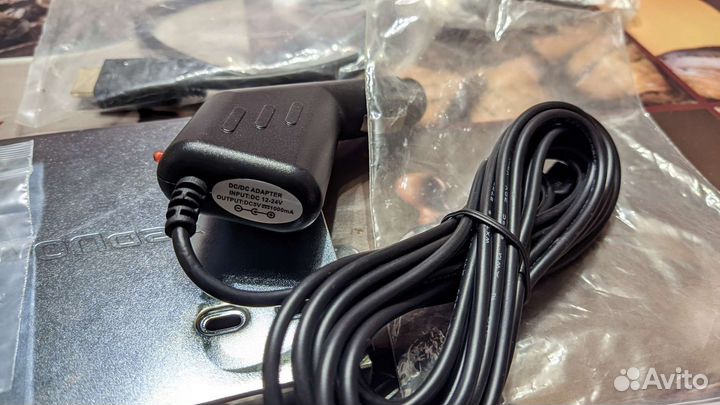 Крепление 3.5, mini hdmi, mini usb, автозарядка 3м