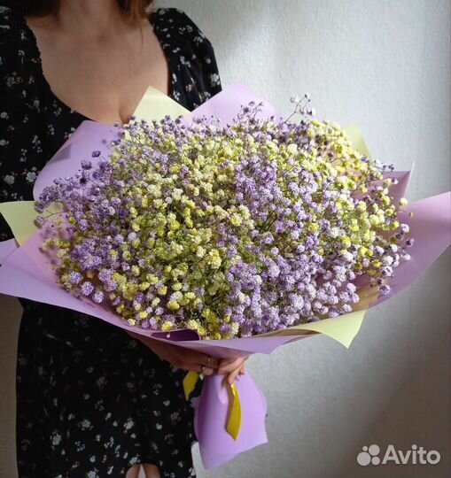 Букет из гипсофилы