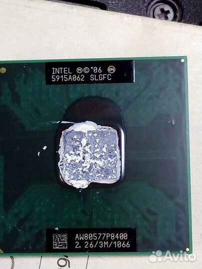 Процессоры ноутбукам intel P8400, T9600, Amd athlo