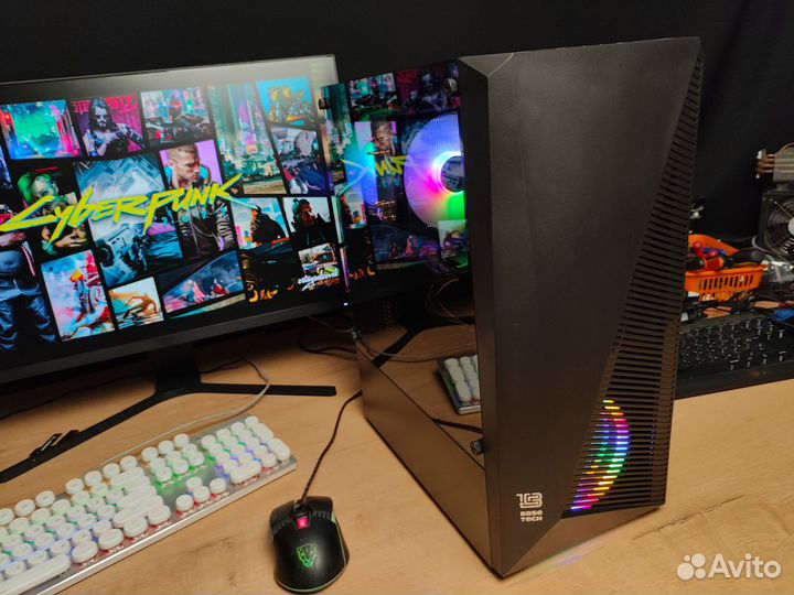 Игровой компьютер I7 3770/16GB/RX 570