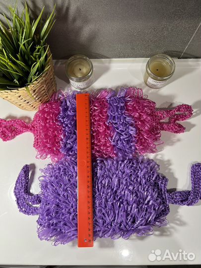 Мочалка вязаная ручной работы