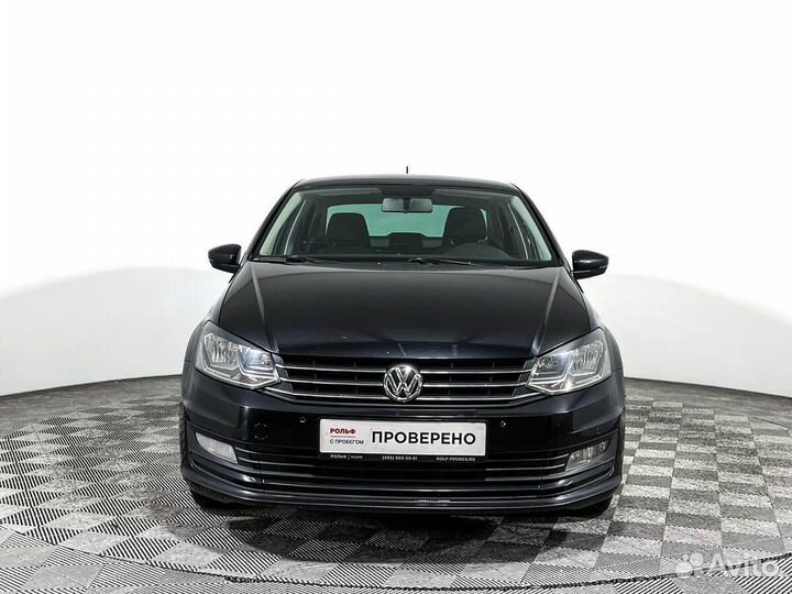 Volkswagen Polo 1.6 AT, 2019, 105 276 км