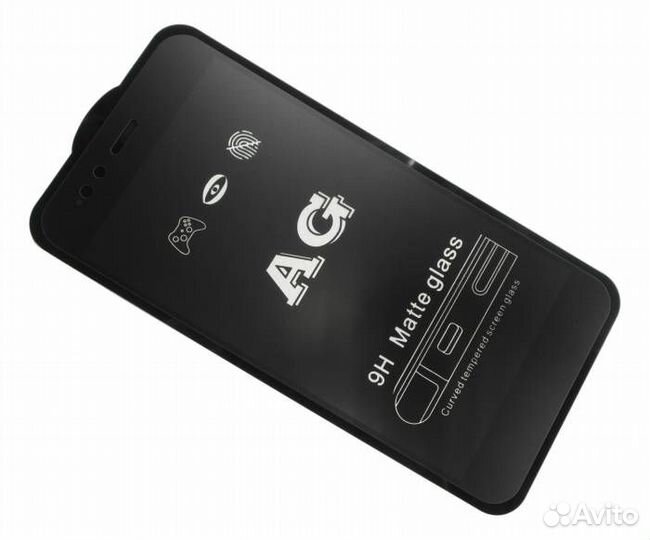 Защитное стекло матовое для Xiaomi Mi 5X Черное#10