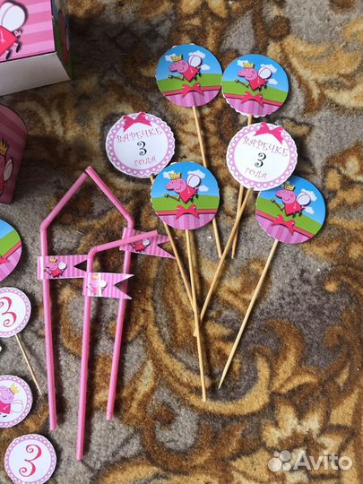 Атрибутика для дня рождения свинка пеппа