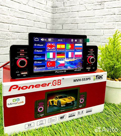 Магнитола 1 din pioneer сенсорная