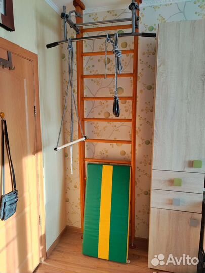 Шведская стенка деревянная, мат