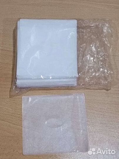 Пластиковые конверты(85шт) для DVD и CD, новые