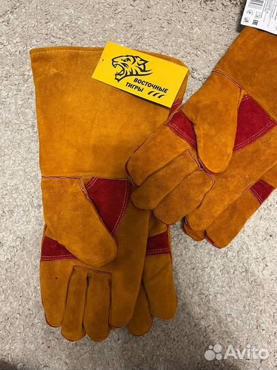 Краги сварочные, перчатки спилковые