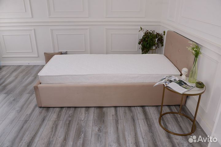 Кровать новая 90х200 Роза велюр