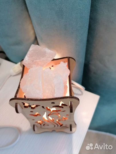 Светильник с солью