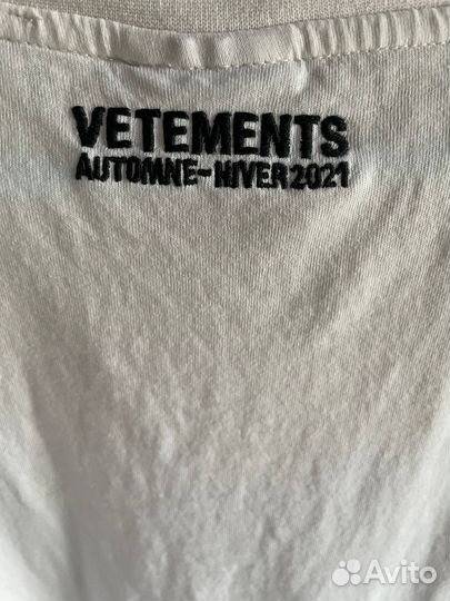 Футболка vetements antwerpen screwed