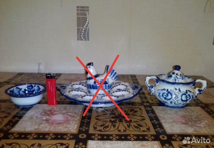 Посуда Гжель